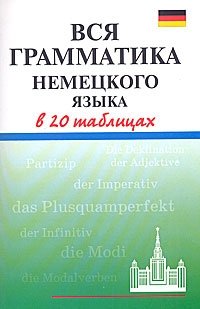 Вся грамматика немецкого языка в 20 таблицах