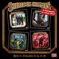 Sherlock Holmes - Die geheimen Fälle des Meisterdetektivs, Box 5: Folgen 15, 16, 17, 18