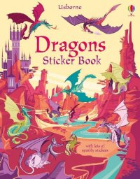 Dragons sticker book  (Драконы. Книга стикеров)