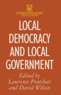 Local Democracy and Local Government