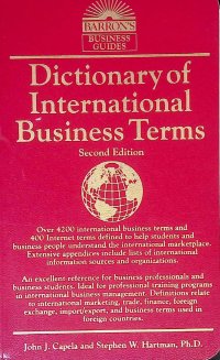 Dictionary of International Business Terms