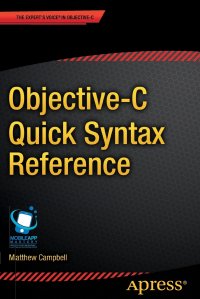 Objective-C Quick Syntax Reference