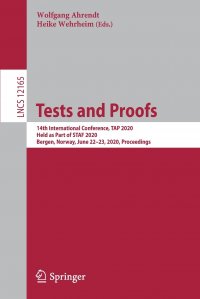 Tests and Proofs. 14th International Conference, TAP 2020, Held as Part of STAF 2020, Bergen, Norway, June 22.23, 2020, Proceedings