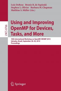 Using and Improving OpenMP for Devices, Tasks, and More. 10th International Workshop on OpenMP, IWOMP 2014, Salvador, Brazil, September 28-30, 2014. Proceedings