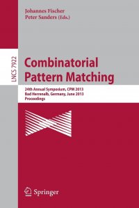 Combinatorial Pattern Matching. 24th Annual Symposium, CPM 2013, Bad Herrenalb, Germany, June 17-19, 2013, Proceedings