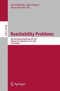 Reachability Problems. 8th International Workshop, RP 2014, Oxford, UK, September 22-24, 2014, Proceedings