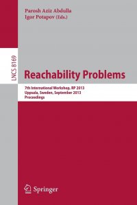 Reachability Problems. 7th International Workshop, RP 2013, Uppsala, Sweden, September 24-26, 2013, Proceedings