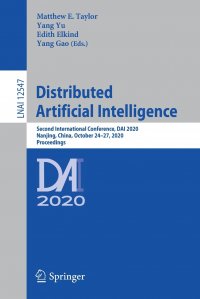 Distributed Artificial Intelligence. Second International Conference, DAI 2020, Nanjing, China, October 24-27, 2020, Proceedings