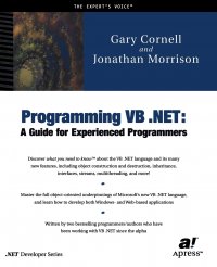 Programming VB.NET. A Guide for Experienced Programers