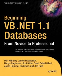 Beginning VB .Net 1.1 Databases. From Novice to Professional