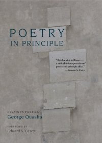 Poetry In Principle. Essays in Poetics