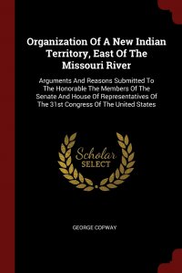 Organization Of A New Indian Territory, East Of The Missouri River. Arguments And Reasons Submitted To The Honorable The Members Of The Senate And House Of Representatives Of The 31st Congres