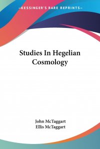 Studies In Hegelian Cosmology