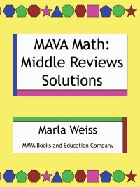 Mava Math. Middle Reviews Solutions