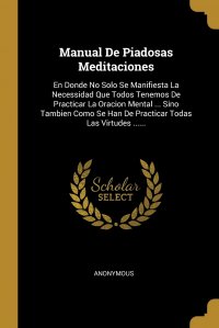 Manual De Piadosas Meditaciones. En Donde No Solo Se Manifiesta La Necessidad Que Todos Tenemos De Practicar La Oracion Mental ... Sino Tambien Como Se Han De Practicar Todas Las Virtudes ...