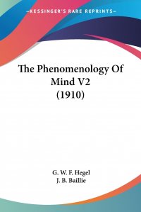 The Phenomenology Of Mind V2 (1910)