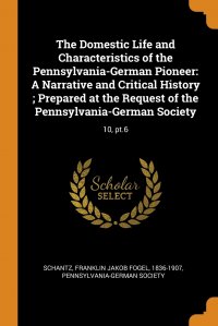 The Domestic Life and Characteristics of the Pennsylvania-German Pioneer. A Narrative and Critical History ; Prepared at the Request of the Pennsylvania-German Society: 10, pt.6