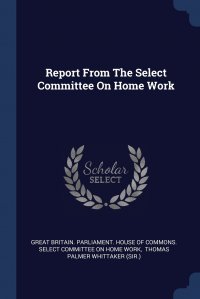 Report From The Select Committee On Home Work