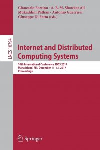 Internet and Distributed Computing Systems. 10th International Conference, IDCS 2017, Mana Island, Fiji, December 11-13, 2017, Proceedings