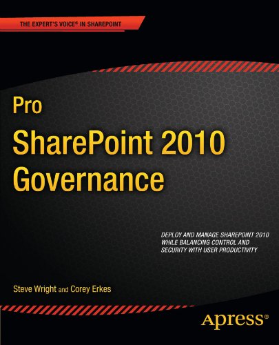 Pro SharePoint 2010 Governance