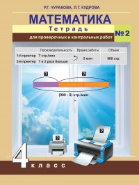 Математика. 4 класс. Тетрадь для проверочных и контрольных работ № 2