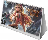 Планер Fantasy Girls (на пружине с рыжей девушкой). Вдохновляющие арты. Сетка для записей