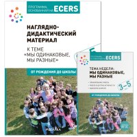 Программа, основанная на ECERS. Тема: Мы одинаковые, мы разные. Комплект (конспекты + наглядно-дидактический материал)