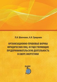 Организационно-правовые формы юридических лиц, осуществляющих предпринимательскую деятельность в сфере энергетики