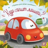 Куда спешат машинки? : книжка с окошками