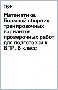 Математика. Большой сборник тренировочных вариантов проверочных работ для подготовки к ВПР. 6 класс