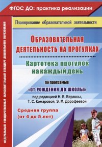 Образовательная деятельность на прогулках. Картотека прогулок на каждый день. По программе 