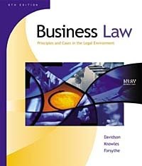 Business Law: Principles and Cases in the Legal Environment