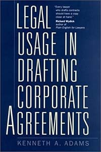 Legal Usage in Drafting Corporate Agreements