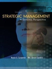 Strategic Management: Concepts