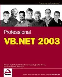 Professional VB.NET 2003, 3rd Edition