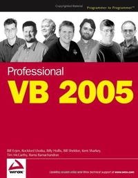 Professional VB 2005 (Programmer to Programmer)