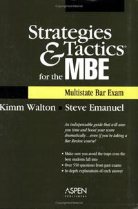 Strategies & Tactics for the MBE (Multistate Bar Exam)