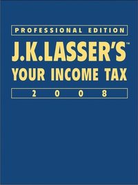 J.K. Lasser's Your Income Tax Professional Edition 2008 (J.K. Lasser)