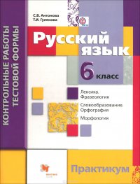 Русский язык. 6 класс. Контрольные работы тестовой формы. Практикум