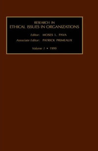 Research in Ethical Issues in Organizations, Volume 1