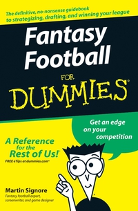 Fantasy Football For Dummies®