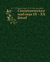 Синхроническая таблица IX - XX вв. Россия. Запад. Восток