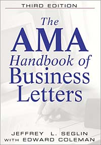 The Ama Handbook of Business Letters