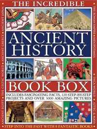 THE INCREDIBLE ANCIENT HISTORY BOOK BOX: Step into the past with 8 fantastic books: Ancient Greece, The Inca World, Mesopotamia, The Roman Empire, ... & Maya Worlds, The Celtic Worlds (8 