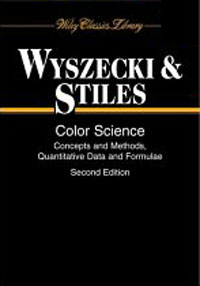 Color Science: Concepts and Methods, Quantitative Data and Formulae