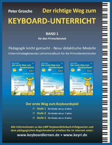 Der richtige Weg zum Keyboard-Unterricht - Band 1 (German Edition)