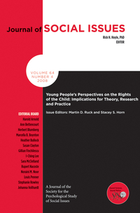 Young Peoples Perspectives On The Rights Of The Child – Implications For Theory, Research And Practice