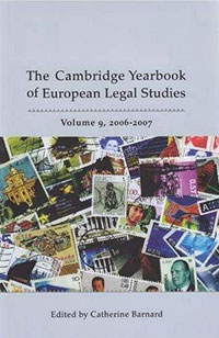 Cambridge Yearbook of European Legal Studies, Vol 9, 2006-2007