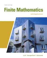 Finite Mathematics with Applications (10th Edition) (Lial/Hungerford/Holcomb Series)