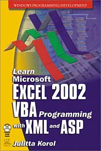 Learn MS Excel 2002 VBA/XML Programming